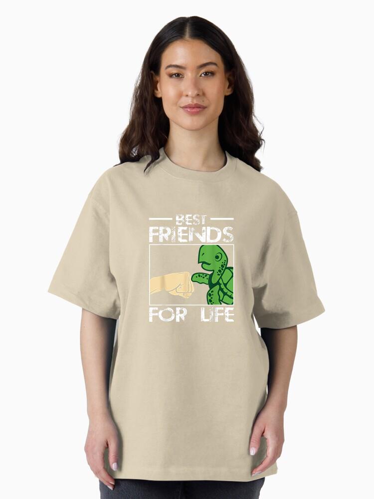 Best Friend For Life Sea Turtle Oversized T-Shirt - Image 3