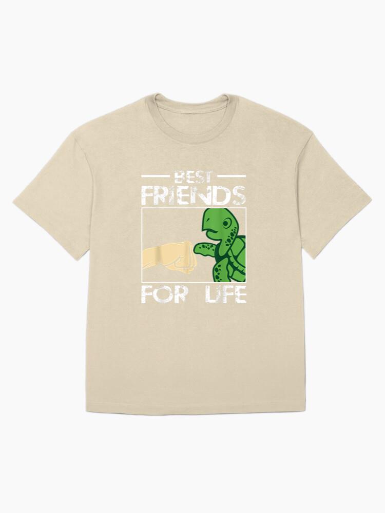 Best Friend For Life Sea Turtle Oversized T-Shirt - Image 4