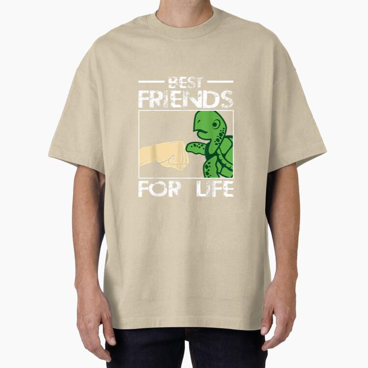 Best Friend For Life Sea Turtle Oversized T-Shirt 