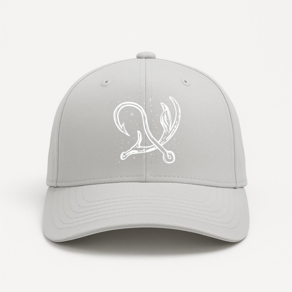 Fisherman Fishing Hook Hunting Deer Cotton Twill Cap 
