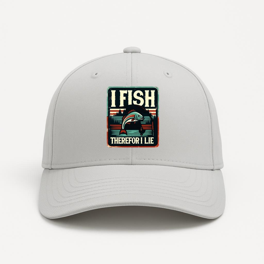Fisherman Peaceful Cartoon Fishing Cotton Twill Cap 