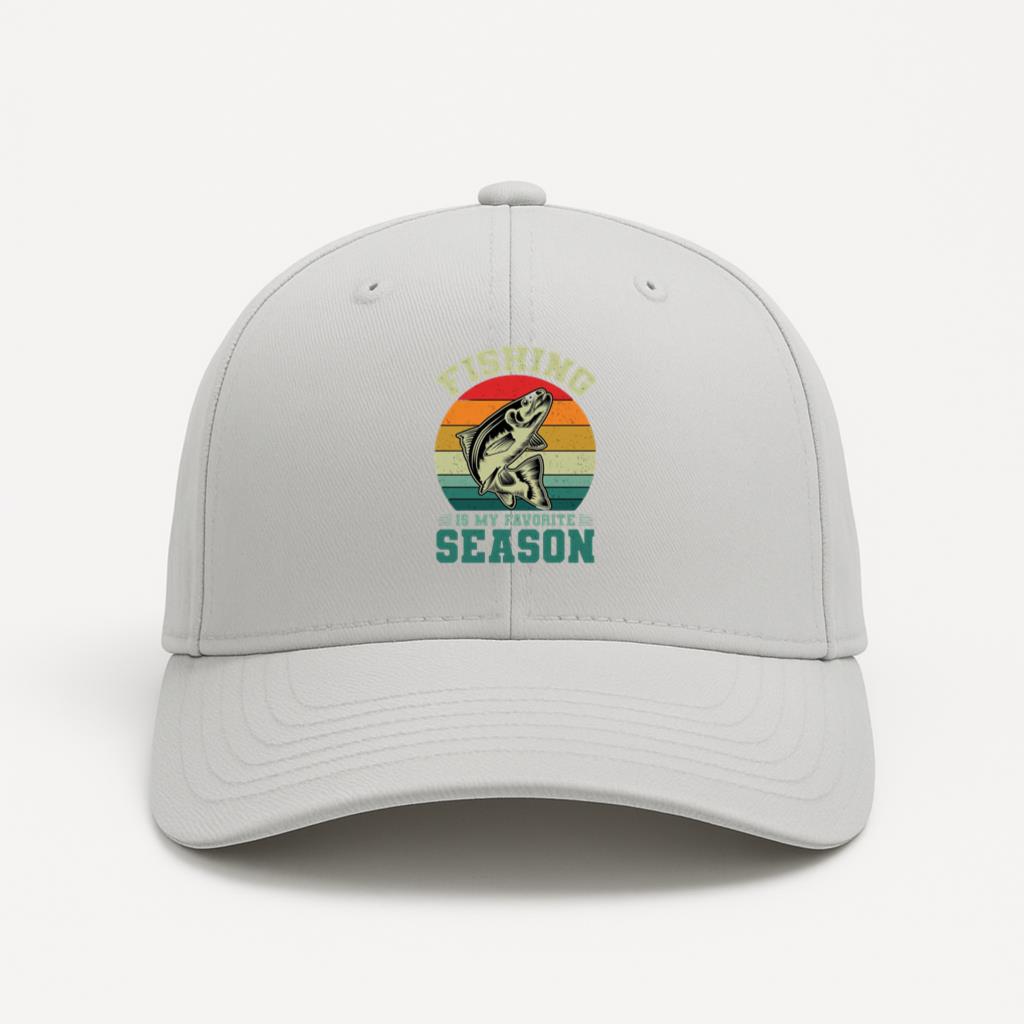 Fisherman Peaceful Modern Fishing Cotton Twill Cap 