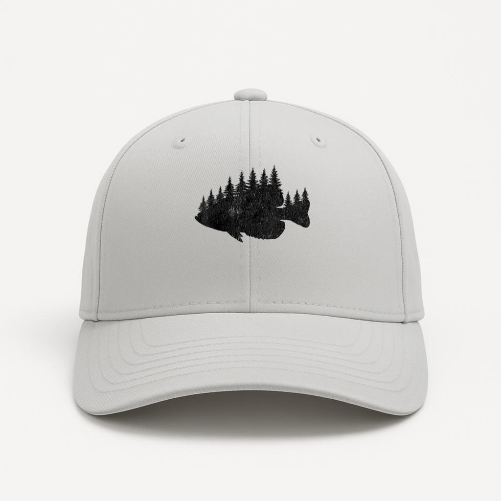 Fishing Forest Vintage Cotton Twill Cap 