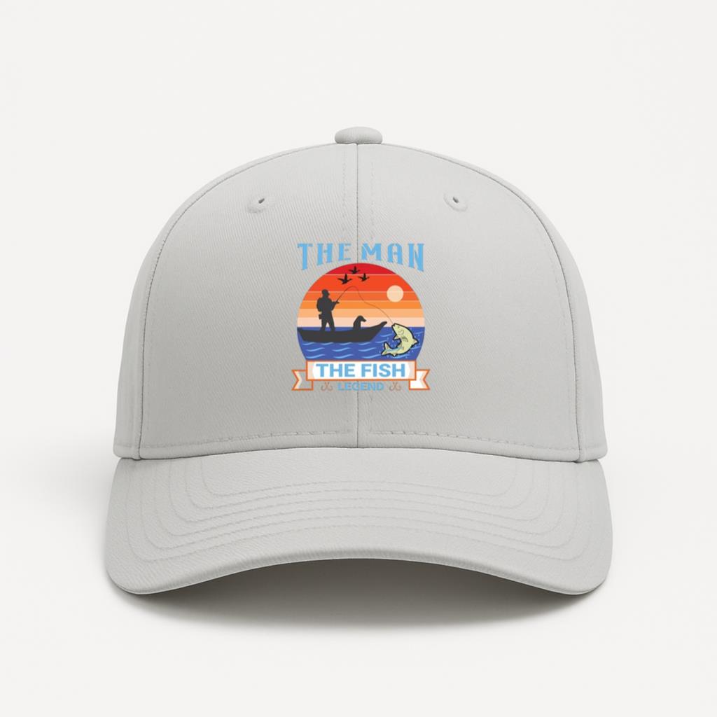 fishing holiday design good tournament Cotton Twill Cap 
