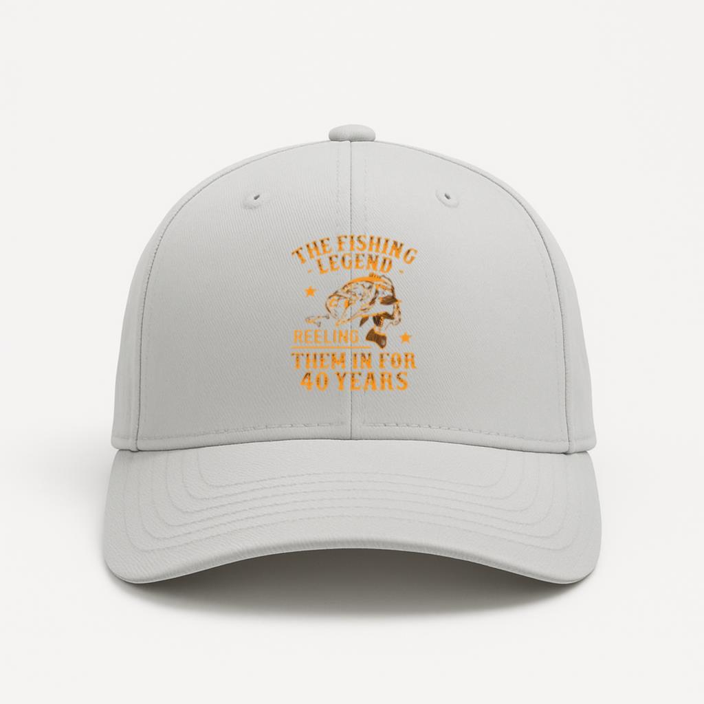 fishing legend th birthday gifts Cotton Twill Cap 