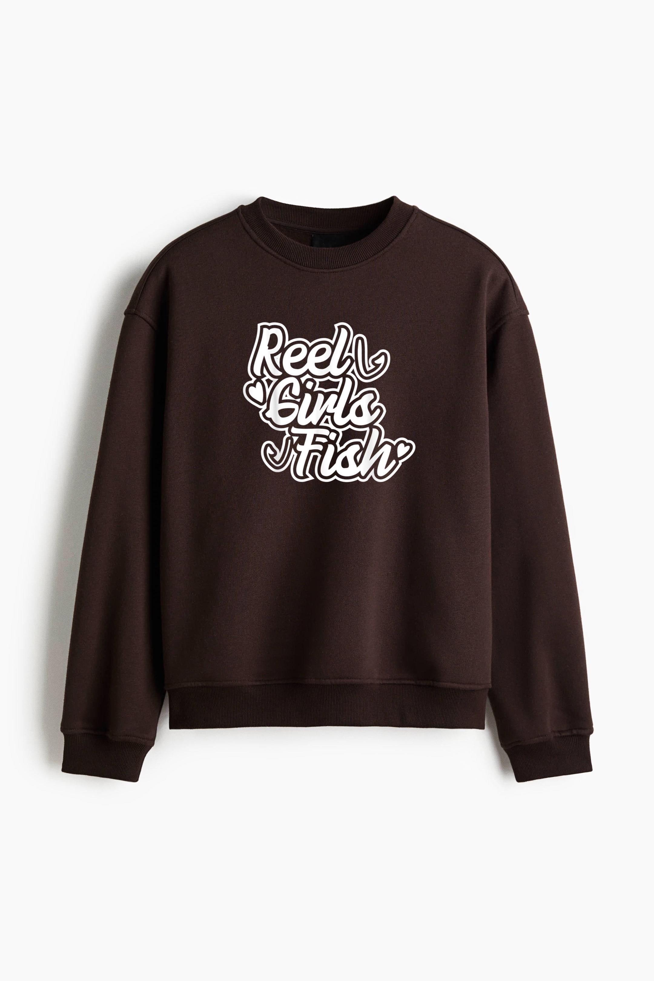 Fishing Reel Girls Fish Regular Fit Printed Sweatshirt - Image 3