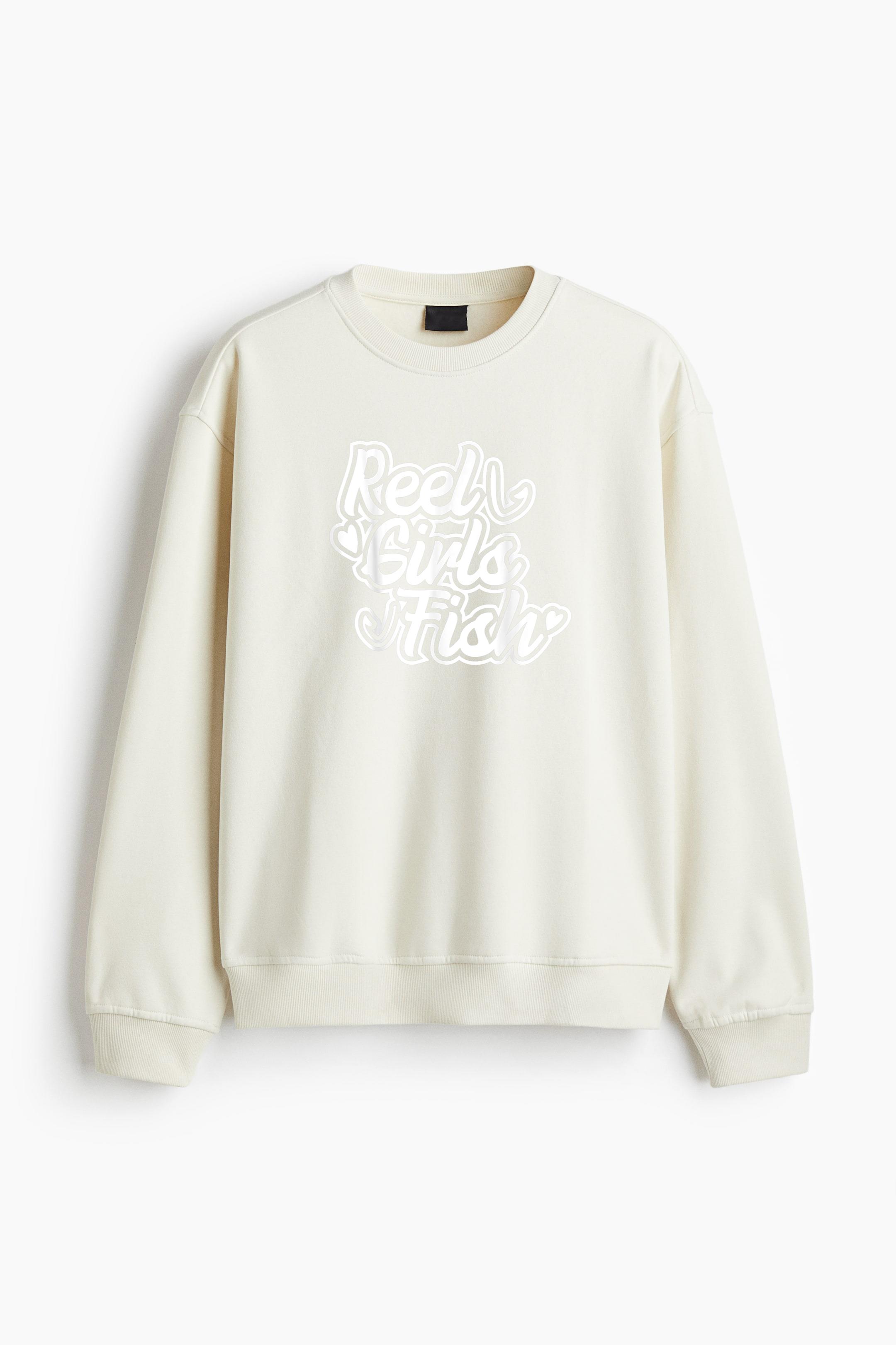 Fishing Reel Girls Fish Regular Fit Printed Sweatshirt - Image 4