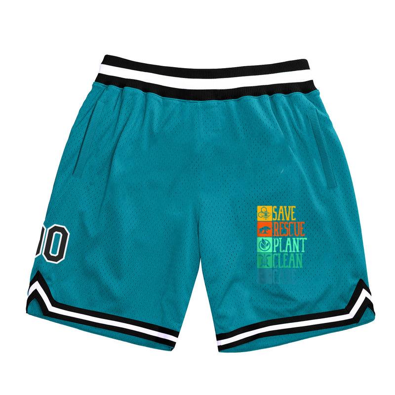 Save rescue Plant Clean Care Turtle Animal Recycle Earth Day Classic Basketball Shorts 