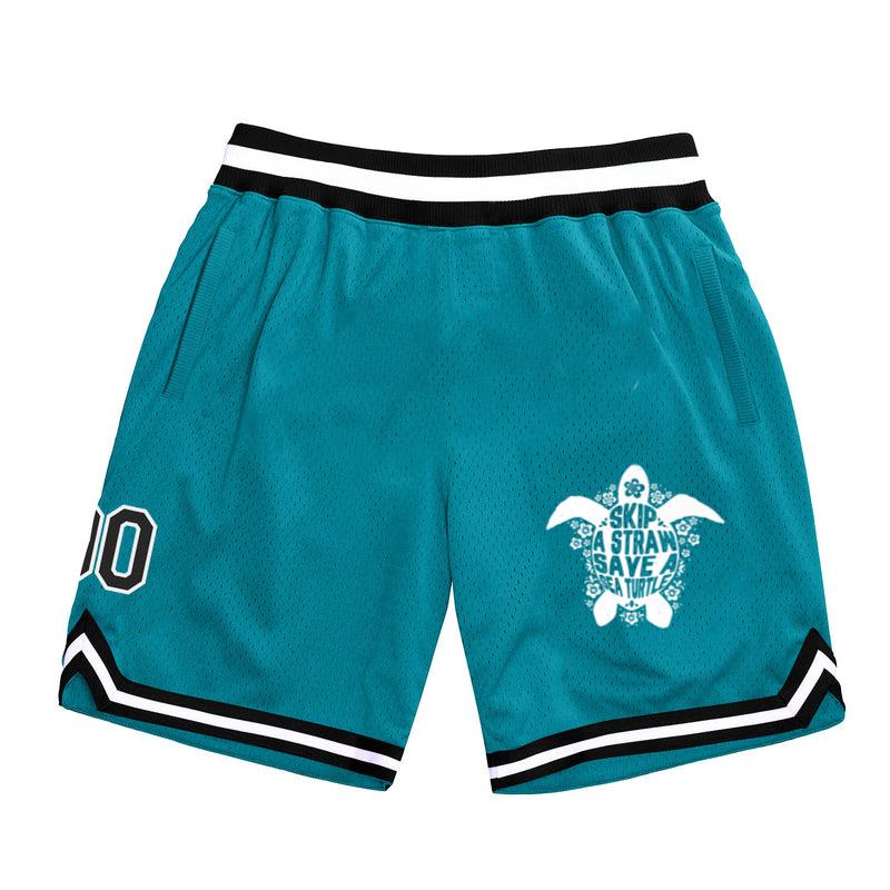 Skip a Straw Save A Sea Turtle Save Turtles Earth Day Gift Classic Basketball Shorts 