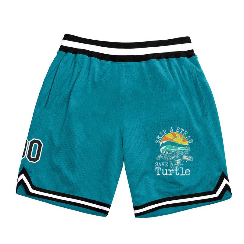 Skip A Straw Save A Turtle Classic Basketball Shorts 