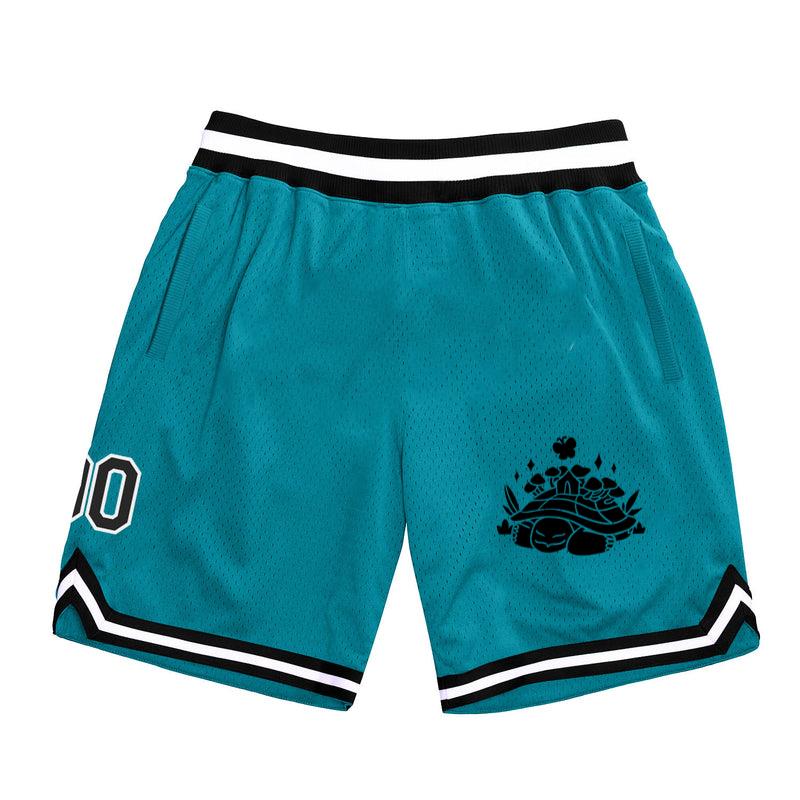 Whimsical Turtle Design With Mushrooms And Butterfly Classic Basketball Shorts 